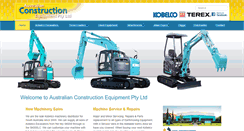 Desktop Screenshot of acequipment.com.au